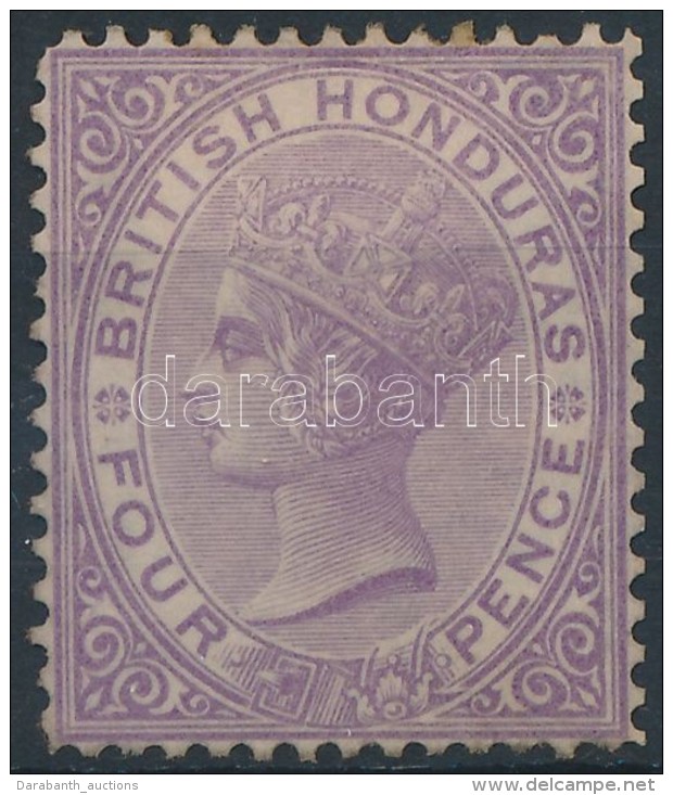 (*) Brit Honduras 1872 Forgalmi Bélyeg Mi 6 C - Other & Unclassified