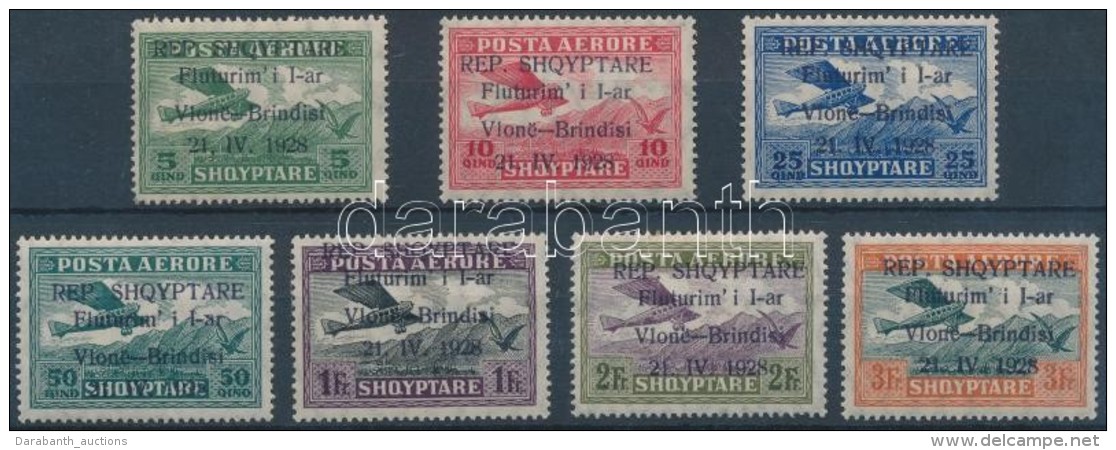 ** * 1928 RepülÅ‘ Sor Mi 162-168 (162-164 Postatiszta) - Otros & Sin Clasificación