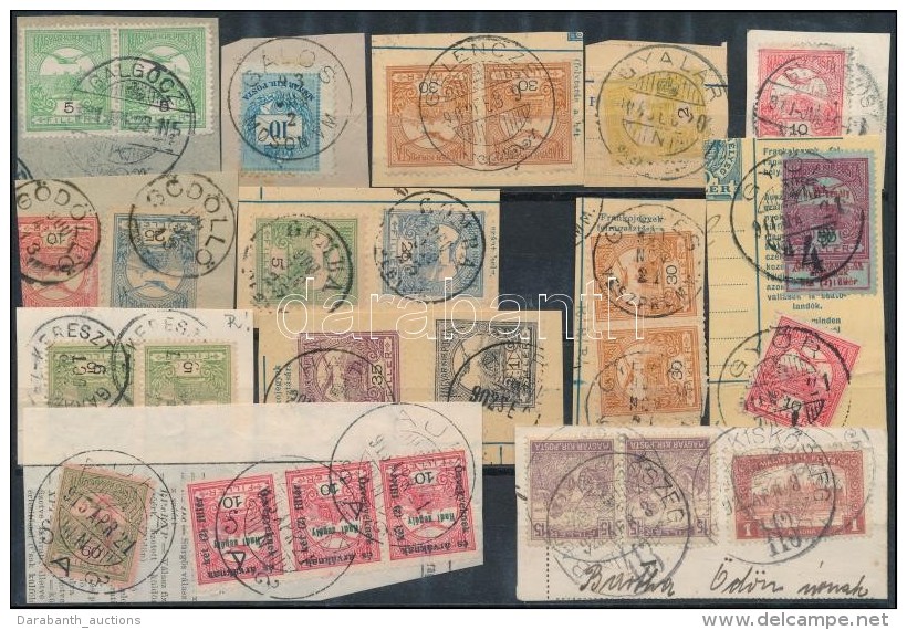 O 1900-1913 25 Db Turul Bélyeg Szép/olvasható Bélyegzésekkel / 25 Turul Stamps... - Otros & Sin Clasificación
