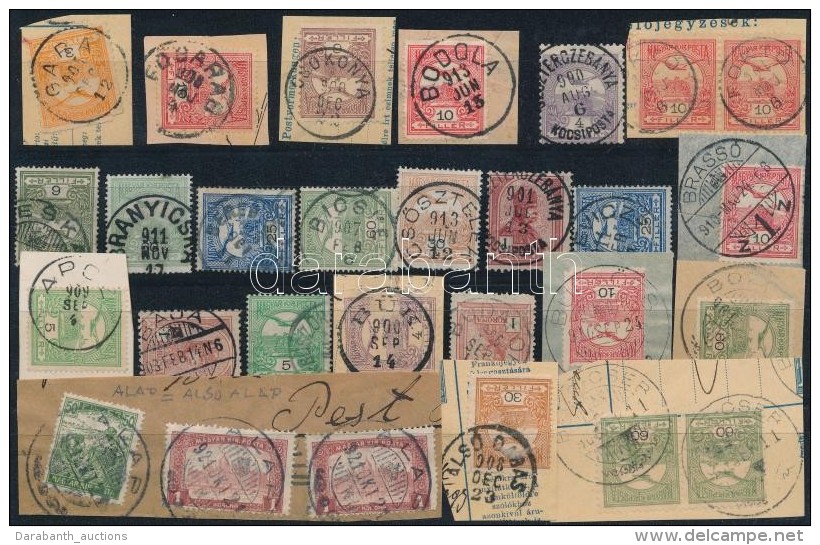 O 1900-1913 28 Db Turul Bélyeg Szép/olvasható Bélyegzésekkel / 28 Turul Stamps... - Otros & Sin Clasificación