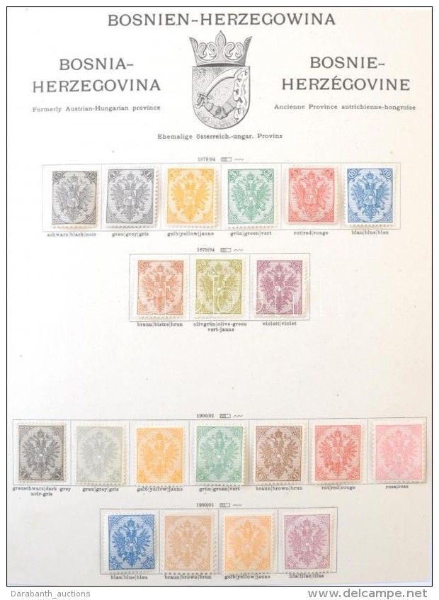** * O Bosznia Hercegovina 1879-1918 SpeciálgyÅ±jtemény Különlegességekkel,... - Otros & Sin Clasificación