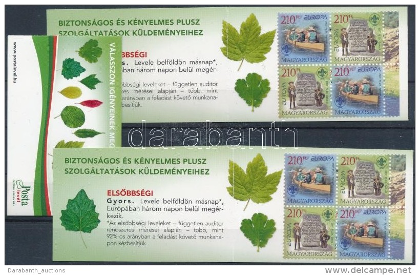 ** 2007 Europa CEPT: 100 éves A Cserkészmozgalom 3 Db Bélyegfüzet / Mi 5186-5187 Stamp... - Otros & Sin Clasificación