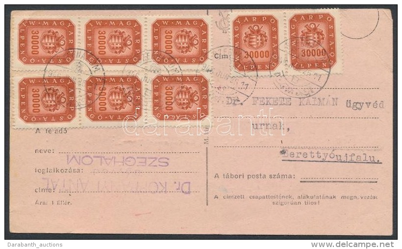 1946 (21. Díjszabás) Távolsági LevelezÅ‘lap  / Domestic Postcard - Autres & Non Classés