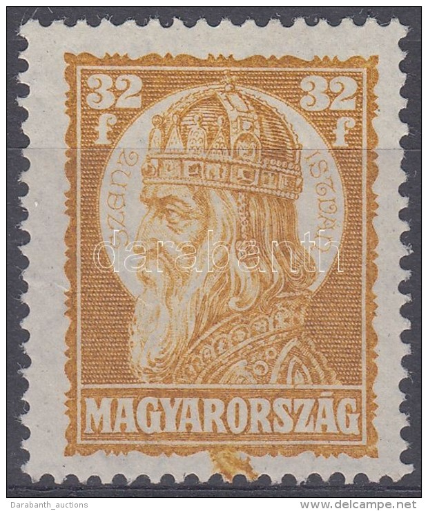 ** 1929 Szent István 32f, Festékfolt Alul / Mi 457, Paint Spot Below - Otros & Sin Clasificación