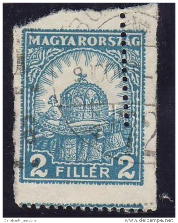 O 1928 PengÅ‘-fillér II. 2f Fogazási Rendellenességgel / Mi 442 With Perforation Error - Otros & Sin Clasificación