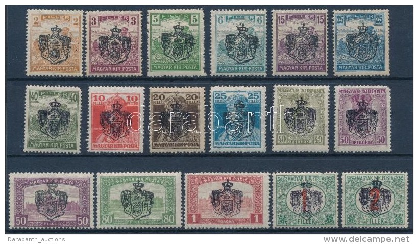 * Ada 1919 17 Klf Magánkiadású Bélyeg / 17 Different Stamps - Otros & Sin Clasificación