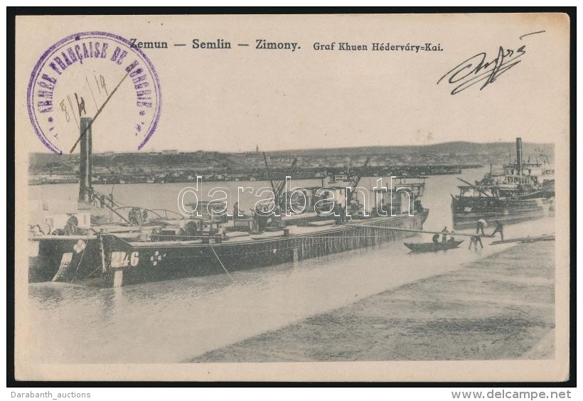 1919 Arad Francia Megszállás Zimonyi Képeslap / Postcard 'ARMEE FRANCAISE DE HONGRIE' - Otros & Sin Clasificación