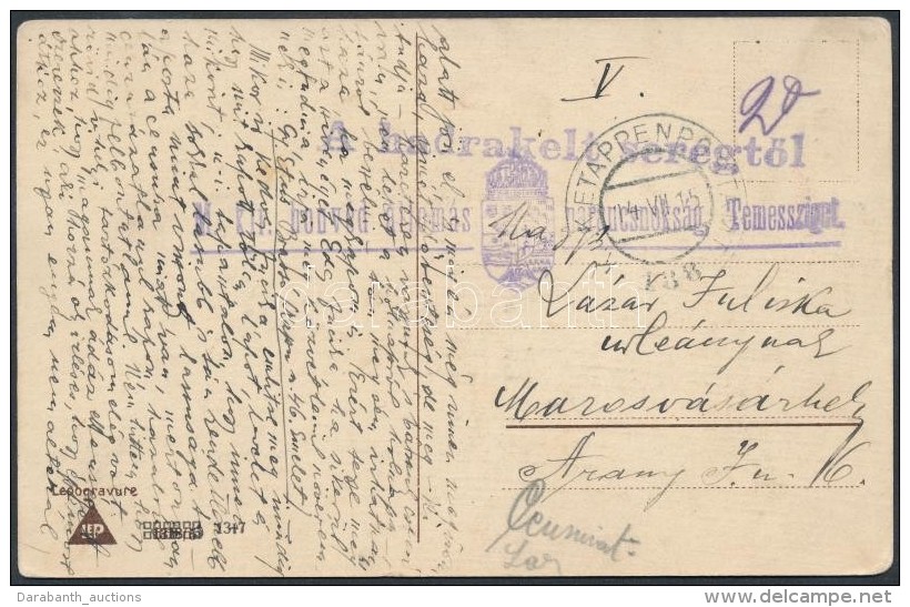 1915 Tábori Posta Képeslap / Field Postcard 'M. Kir. Honvéd állomás... - Otros & Sin Clasificación