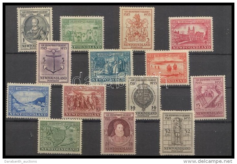 * 1933 Forgalmi Bélyeg Sor / Definitive Stamp Set Mi 200-213 - Autres & Non Classés