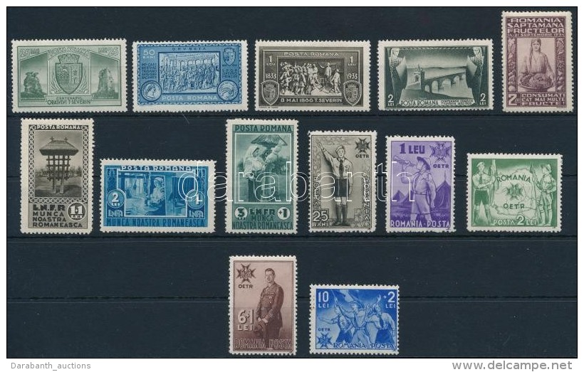 ** 1933-1935 3 Klf Sor és 1 Bélyeg Mi 458-461, 465-467, 479, 484-488 (**Mi EUR 109,50) - Otros & Sin Clasificación