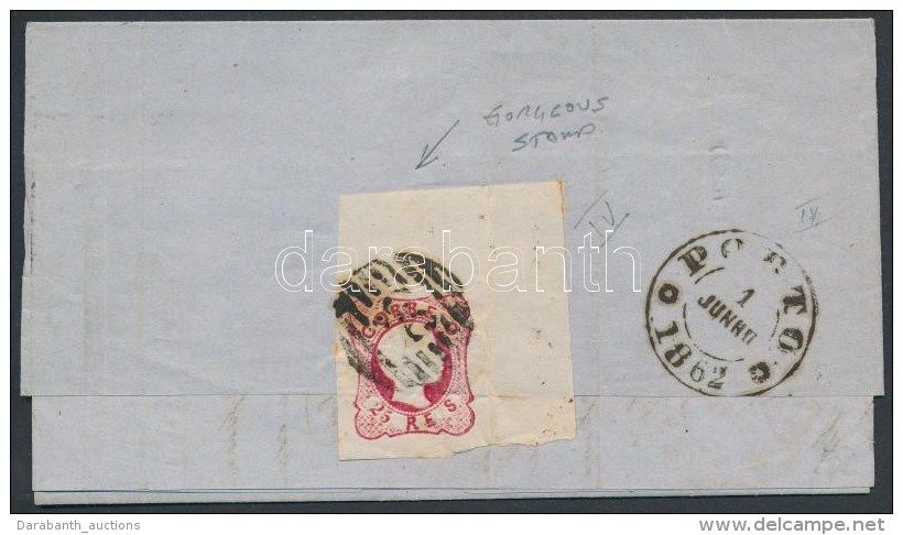 1862 Levél 25Reis ívsarki Bélyeggel Bérmentesítve / Cover Franked With 25Reis... - Otros & Sin Clasificación