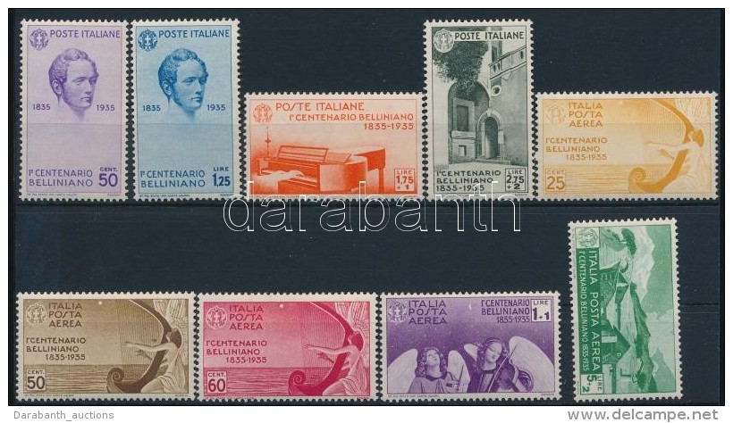 ** 1935 Bellini Sor ElsÅ‘ 2 érték Nélkül Mi 534-542 (Mi EUR 246,9-) - Otros & Sin Clasificación