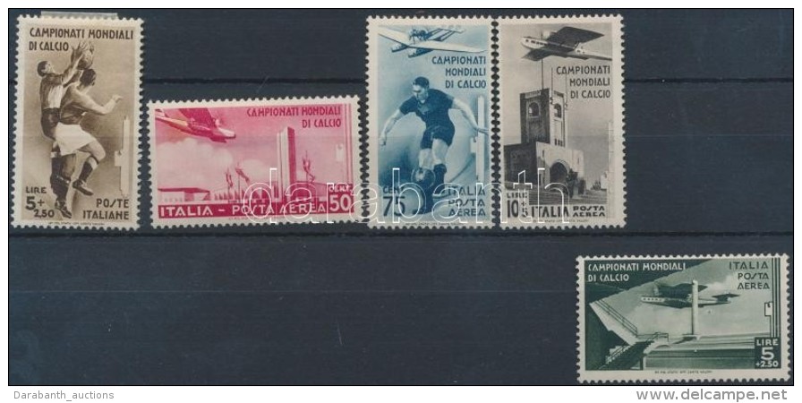 * 1934 Labdarúgó Világbajnokság Sor 5 értéke Mi 483-487 - Otros & Sin Clasificación