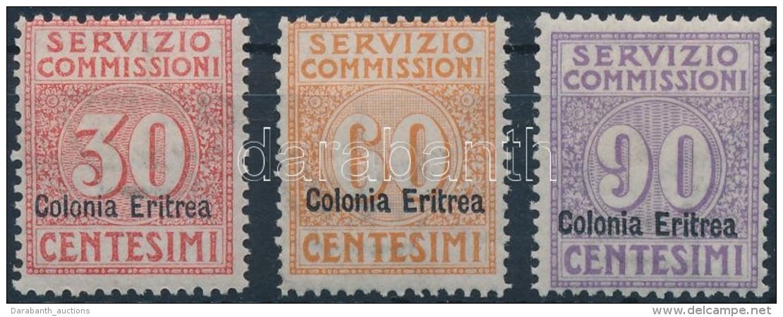 * 1916 Elszámolási Bélyegek Sor Mi 3-5 - Otros & Sin Clasificación