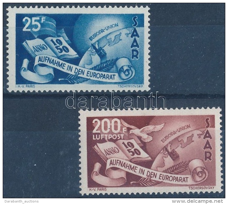 ** 1950 Európa Tanács Sor Mi 297-298 - Otros & Sin Clasificación