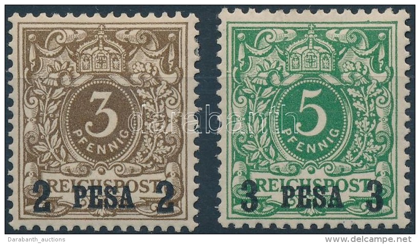 * Deutsch Ostafrika 1893 Mi 1-2 I - Otros & Sin Clasificación