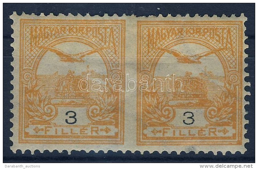 * 1900 Turul 3f Középen Fogazatlan Pár / Mi 56 Pair, Imperforated In The Middle - Otros & Sin Clasificación