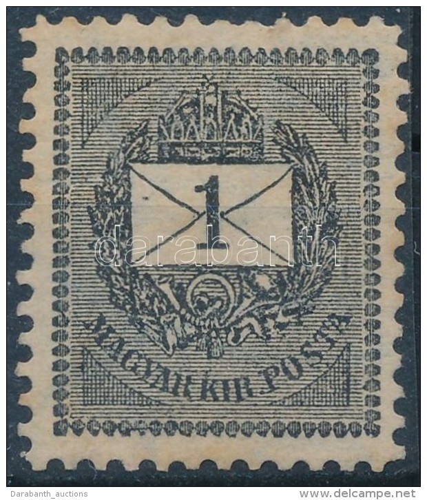 ** 1898 1kr 11 1/2 Fogazás, Ritka / Rare (18.000) - Other & Unclassified