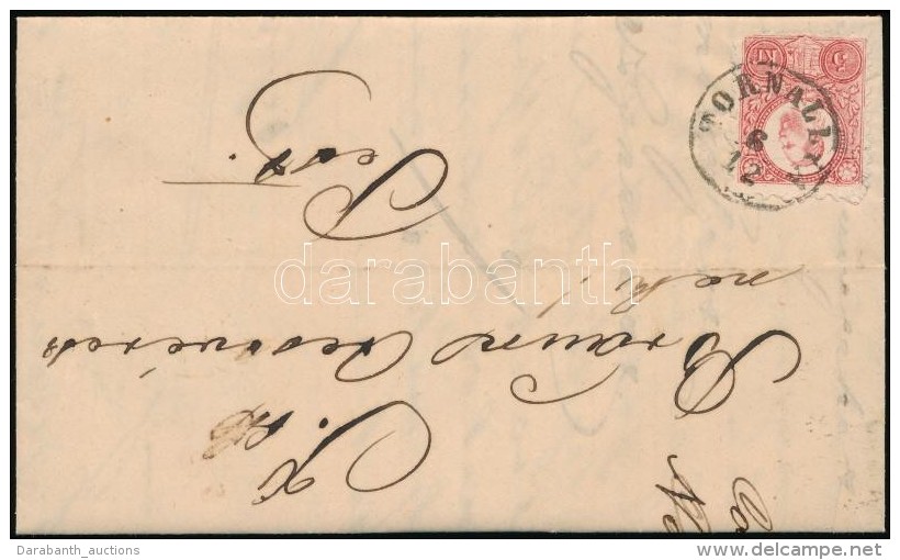 1873 Réznyomat 5kr Levélen / Mi 10 On Cover 'TORNALLYA' - Pest - Other & Unclassified