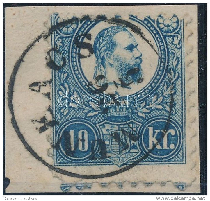 O 1871 Réznyomat 10kr Elfogazással / Mi 11 With Shifted Perforation 'MUNKÁCS' - Otros & Sin Clasificación