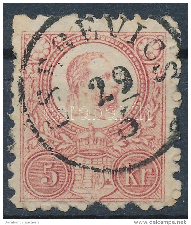 O 1871 Réznyomat 5kr / Mi 10 'CSEREVICS' (Gudlin 200 P) - Otros & Sin Clasificación