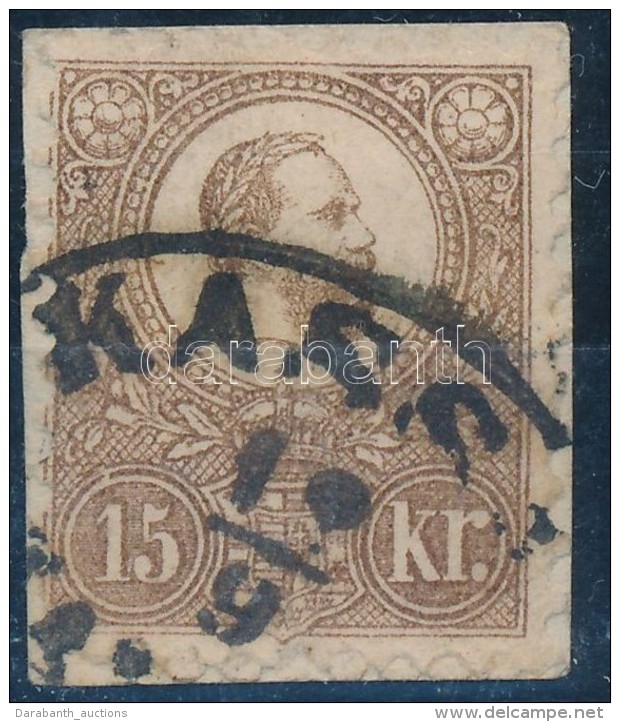 1871 KÅ‘nyomat 15kr III. Típus / Mi 5 Type III. 'KASSA (AJÁNLOTT)' - Otros & Sin Clasificación