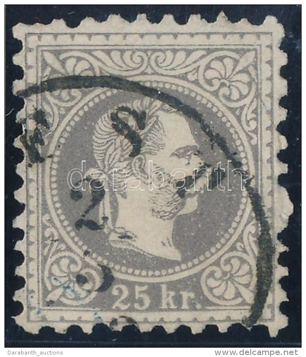 O 1867 25kr Szürkésibolya / Gray-violet '(P)EST' (55.000) - Otros & Sin Clasificación