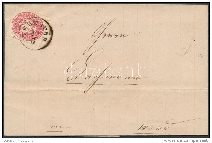 1866 5kr Levélen / On Cover 'TEMESVÁR' - 'ARAD' - Otros & Sin Clasificación