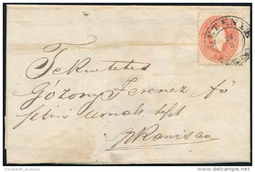 1861 15kr Levélen / On Cover ,,LETENYE' - Nagykanizsa - Otros & Sin Clasificación
