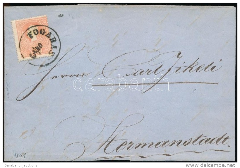 1861 5kr Levélen / On Cover 'FOGARAS' - 'HERMANNSTADT' - Otros & Sin Clasificación