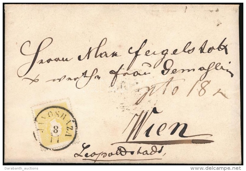 1858 2kr II. Levélen, 18kr Portóval Bécsbe / 2kr II. On Cover With 18kr Postage Due To Vienna - Otros & Sin Clasificación