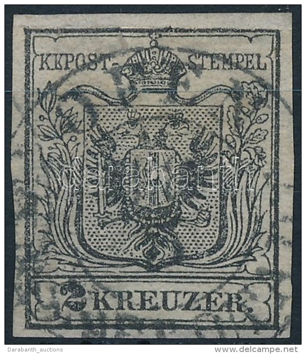 O 1850 2kr HP I.a Fekete / Black 'OFEN' Certificate: Steiner - Otros & Sin Clasificación