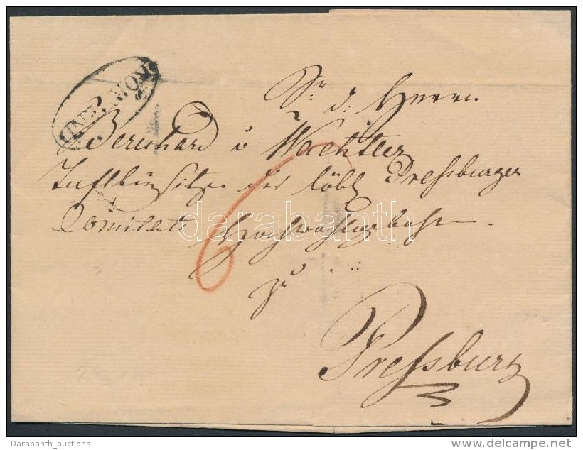 1832 Portós Levél / Unpaid Cover 'KÅRMEND' - Otros & Sin Clasificación