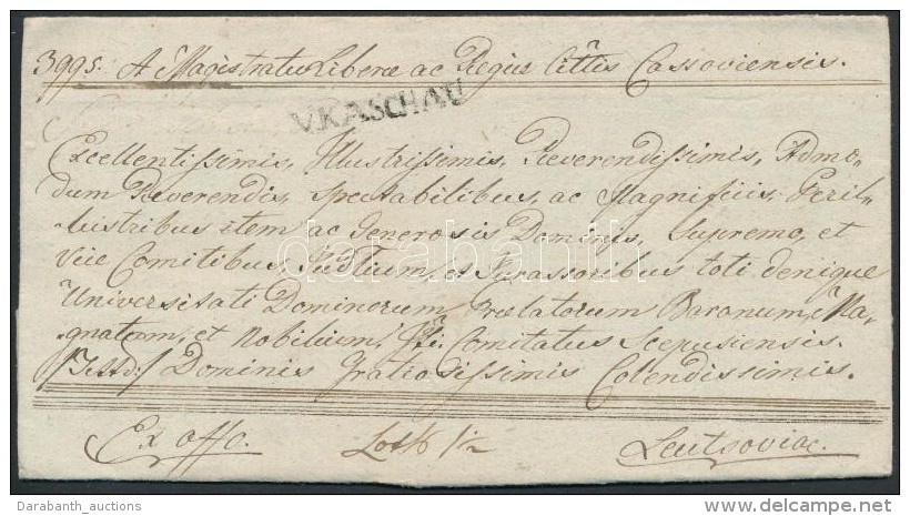 1828 Ex Offo 'V.KASCHAU' - Other & Unclassified