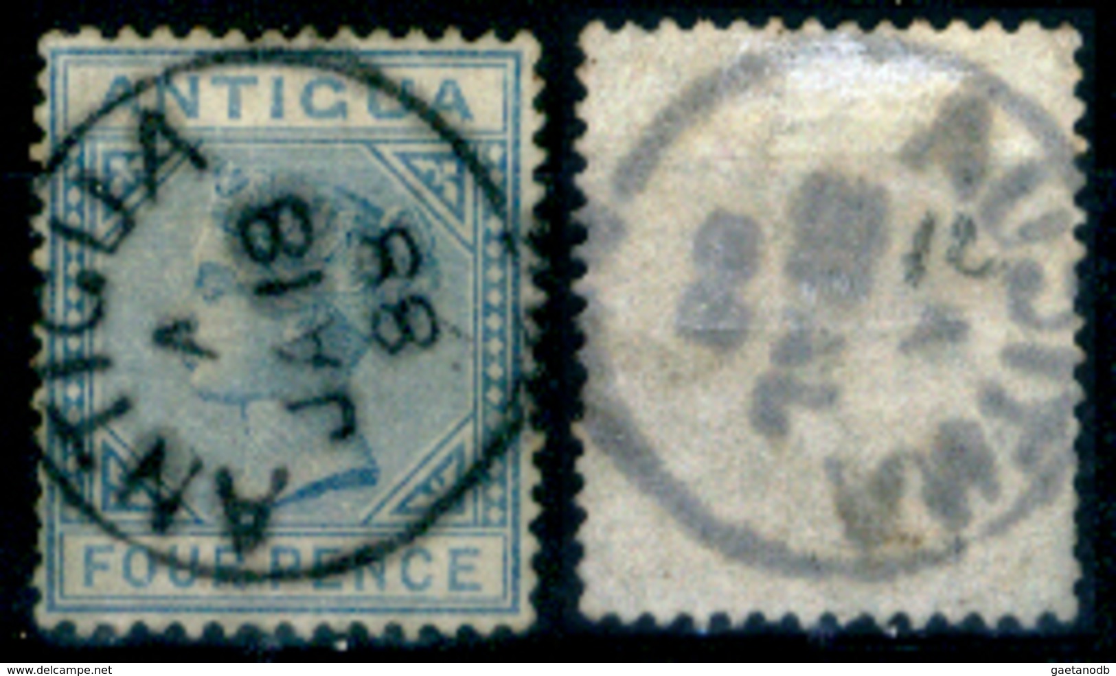 Antigua-012 - 1882 - Yvert & Tellier N. 12 (o) Obliterated - Privo Di Difetti Occulti. - Antigua E Barbuda (1981-...)