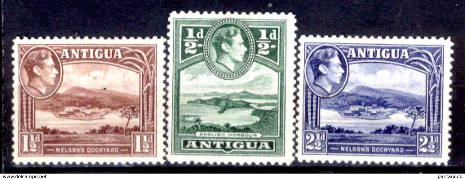 Antigua-014 - Valori Emessi Nel 1938-48 (sg) NG - Privi Di Difetti Occulti. - Antigua E Barbuda (1981-...)