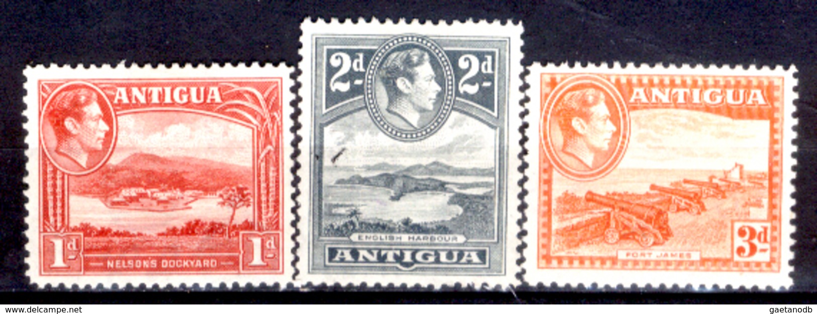 Antigua-015 - Valori Emessi Nel 1938-48 (sg) NG - Privi Di Difetti Occulti. - Antigua E Barbuda (1981-...)
