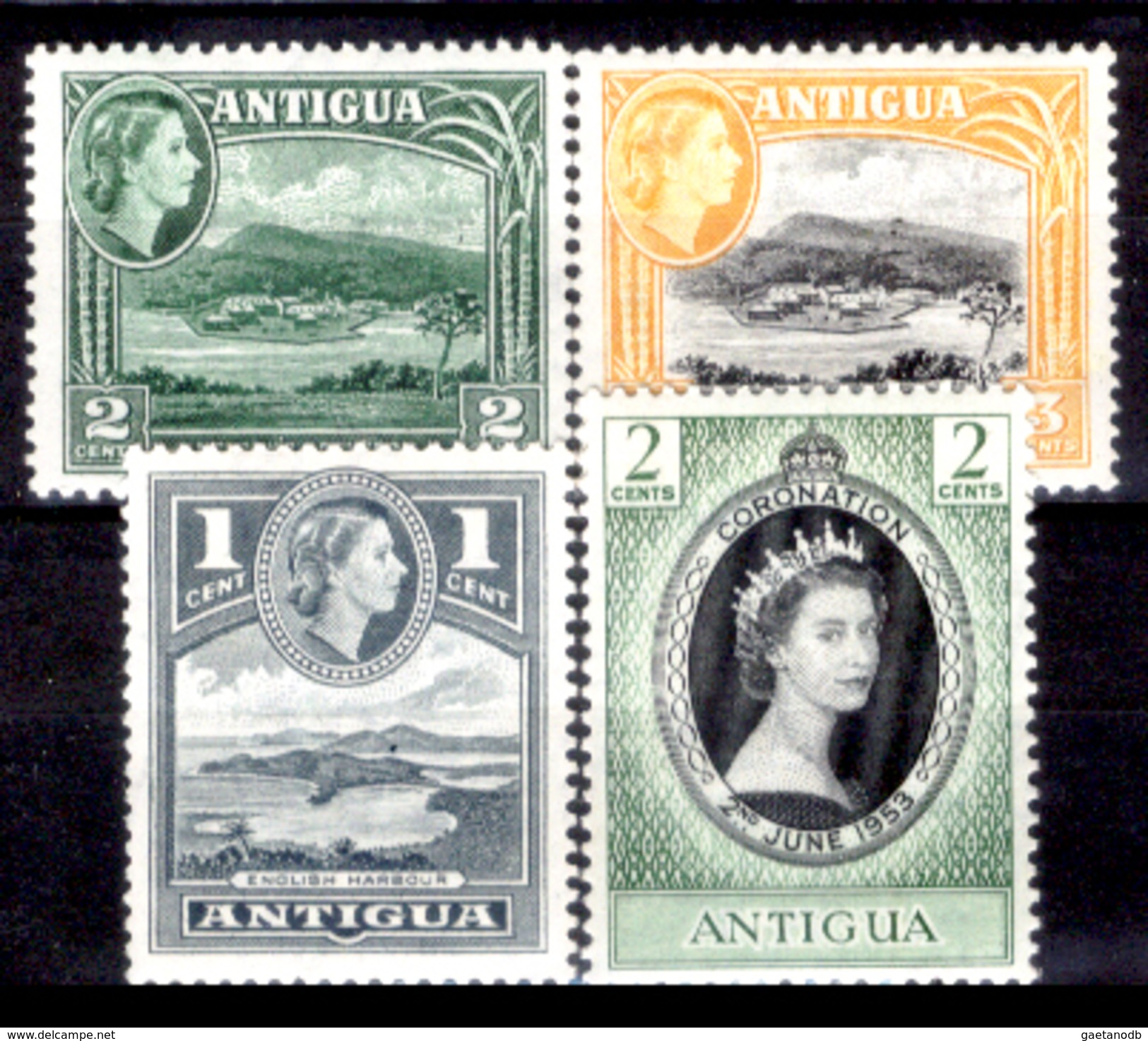 Antigua-016 - Valori Emessi Nel 1953-54 (++) MNH - Privi Di Difetti Occulti. - Antigua And Barbuda (1981-...)