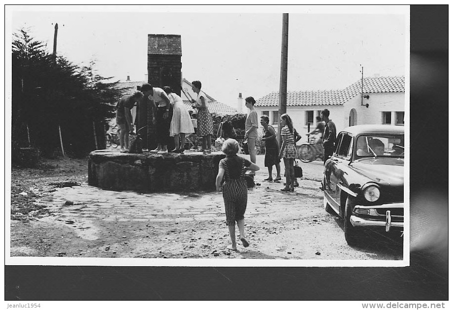 ILE DE NOIRMOUTIER    CARTE  PHOTO    ORIGINALE 1948 ETC - Ile De Noirmoutier