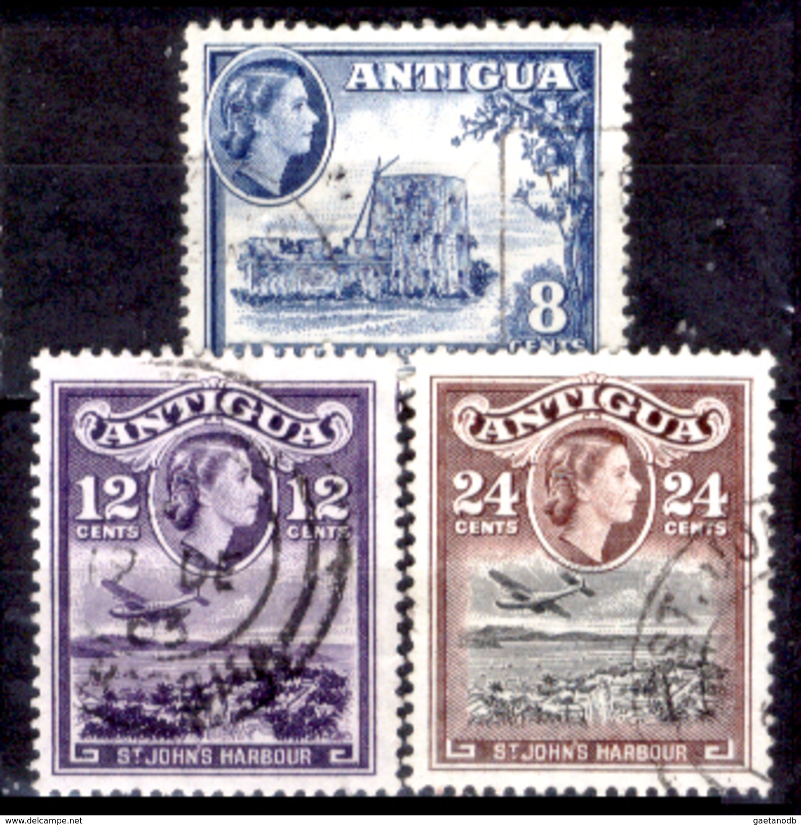 Antigua-018 - Valori Emessi Nel 1954 (o) Obliterated - Privi Di Difetti Occulti. - Antigua E Barbuda (1981-...)