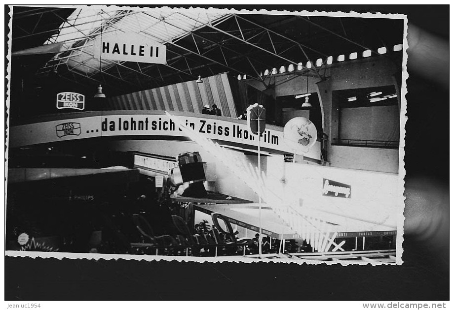 KOLN GARE  VOYAGE PHOTOGRAPHES FRANCAIS 1958 EXPOSITION SALON PHOTO  CP   PHOTO    ORIGINALE 1948 ETC - Autres & Non Classés