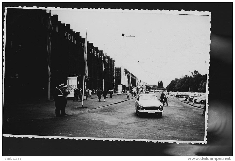 KOLN GARE  VOYAGE PHOTOGRAPHES FRANCAIS 1958 EXPOSITION SALON PHOTO  CP   PHOTO    ORIGINALE 1948 ETC - Autres & Non Classés