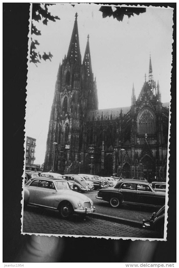 KOLN GARE  VOYAGE PHOTOGRAPHES FRANCAIS 1958 EXPOSITION SALON PHOTO  CP   PHOTO    ORIGINALE 1948 ETC - Autres & Non Classés