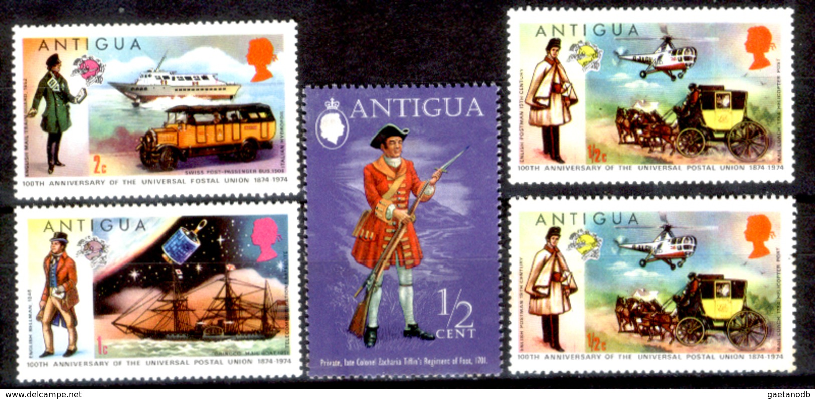 Antigua-023 - Valori Emessi Nel 1973-1974 (+) Hinged - Privi Di Difetti Occulti. - Antigua E Barbuda (1981-...)