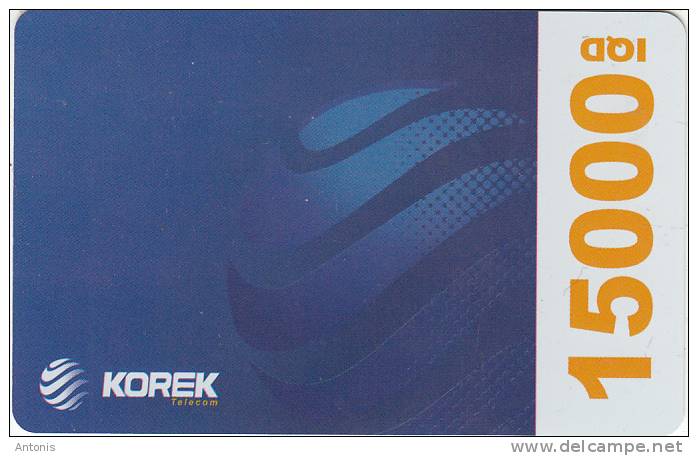 KURDISTAN(North IRAQ) - Korek Telecom Prepaid Card 15000 IQD, Used - Andere - Azië