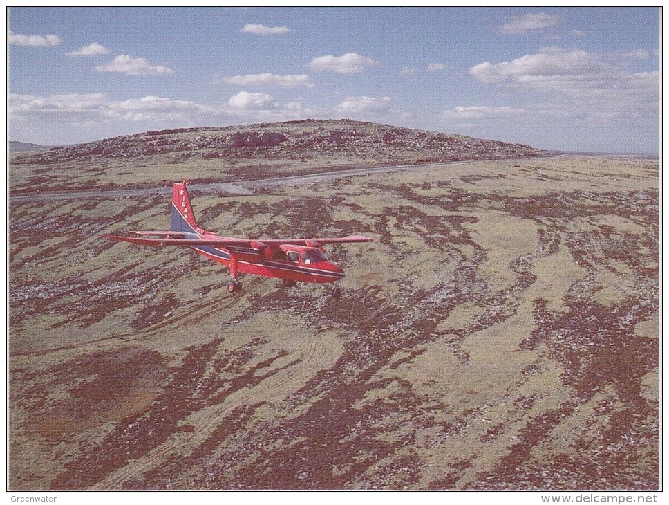 Falkland Islands The Falkland Islands Government Air Service Postcard Unused (33329) - Falklandeilanden