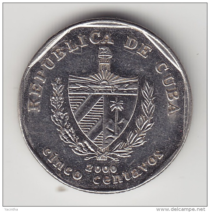 @Y@    Cuba  5 Centavos  2000    (3470) - Cuba