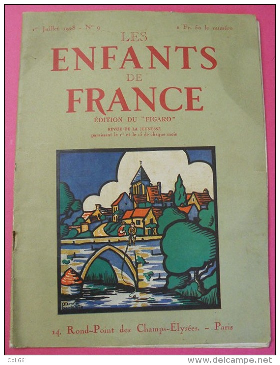 1928 Brochure Les Enfants De La France N°9  Scout Et Bons Illustrateurs Binjamin Rabier Etc éditeur Le Figaro Paris - 1901-1940