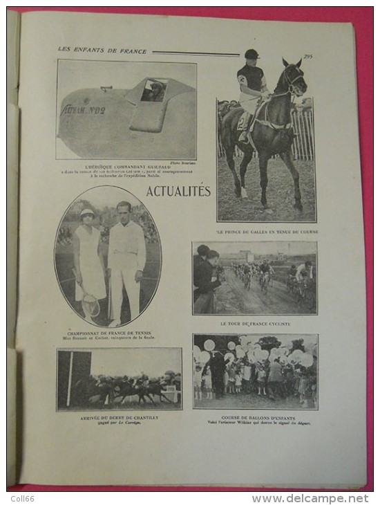 1928 Brochure Les Enfants De La France N°9  Scout Et Bons Illustrateurs Binjamin Rabier Etc éditeur Le Figaro Paris - 1901-1940