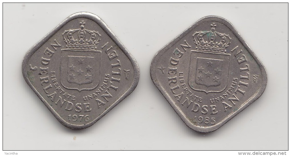 @Y@    Nederlandse Antillen   5 Cent  1976 / 1985     (3478) - Netherlands Antilles